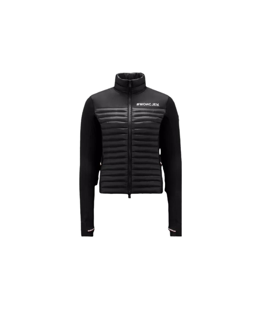 MONCLER Черный пуховик, фото 6