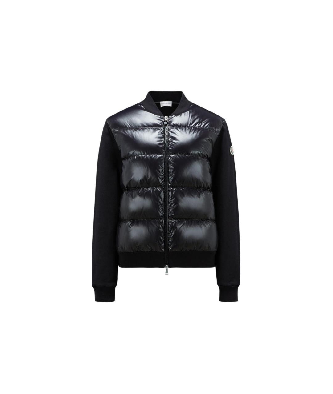 MONCLER Черный пуховик, фото 6