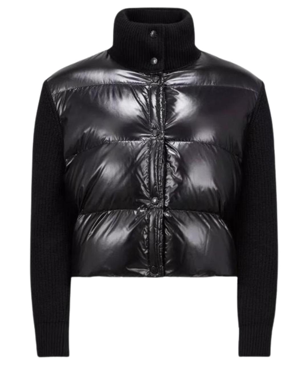 MONCLER Черный пуховик, фото 1