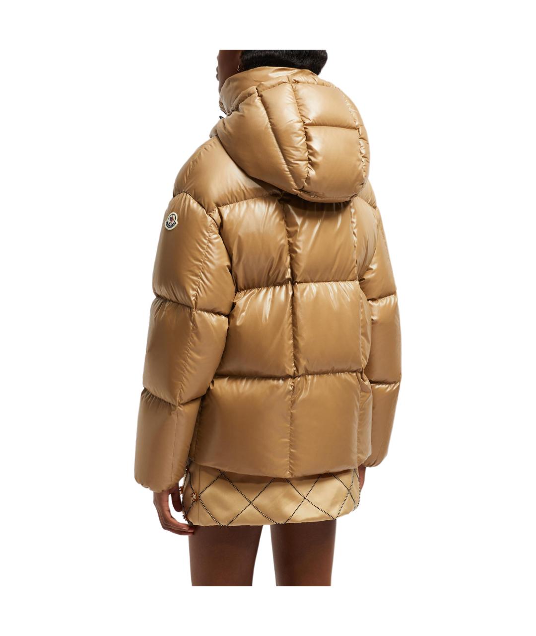 MONCLER Бежевый пуховик, фото 3