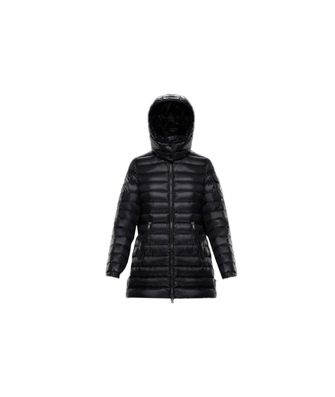 MONCLER Черный пуховик, фото 3