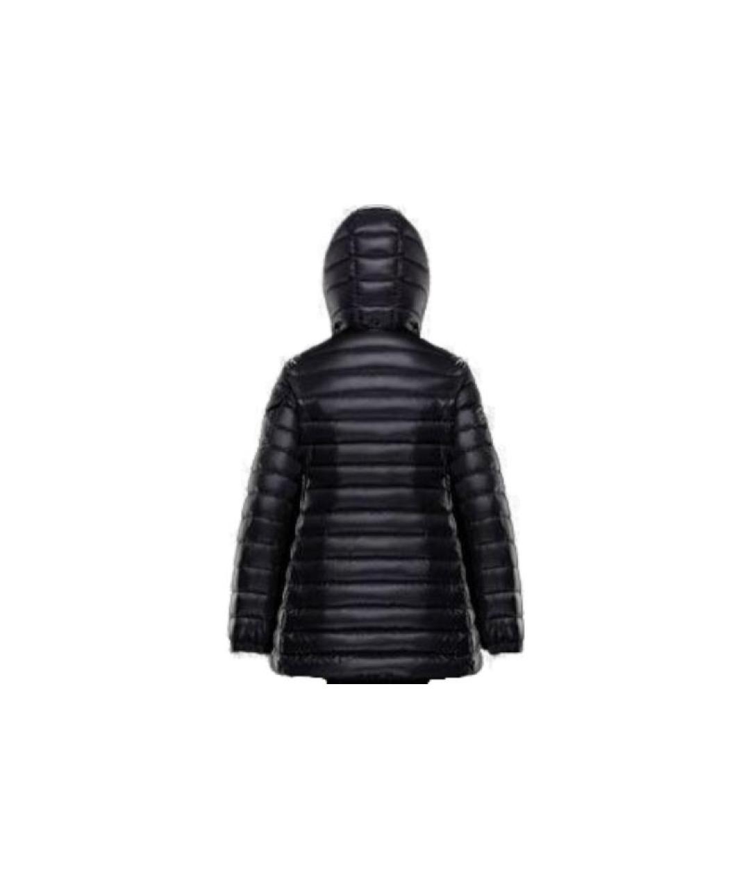 MONCLER Черный пуховик, фото 2