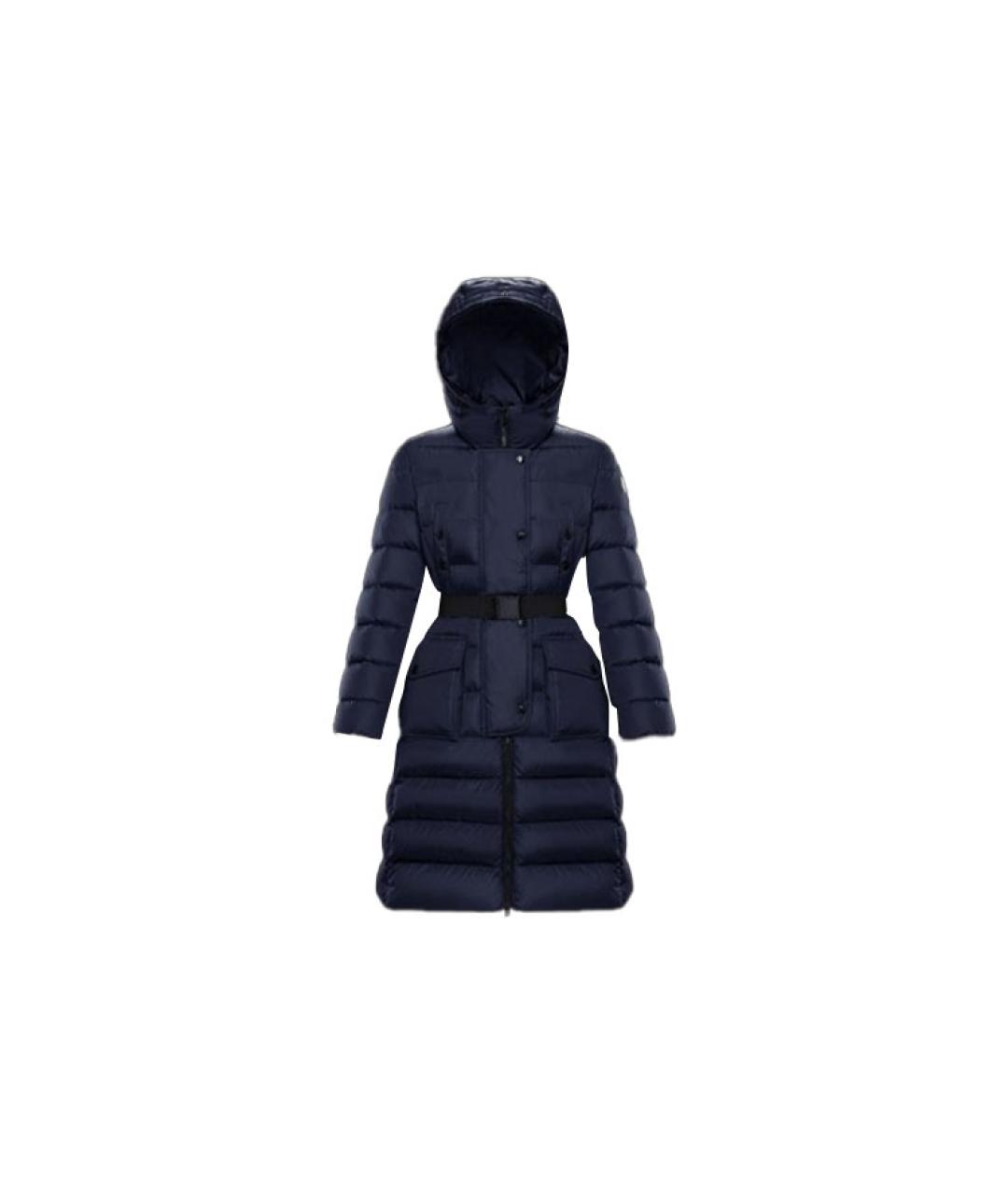 MONCLER Синий пуховик, фото 3