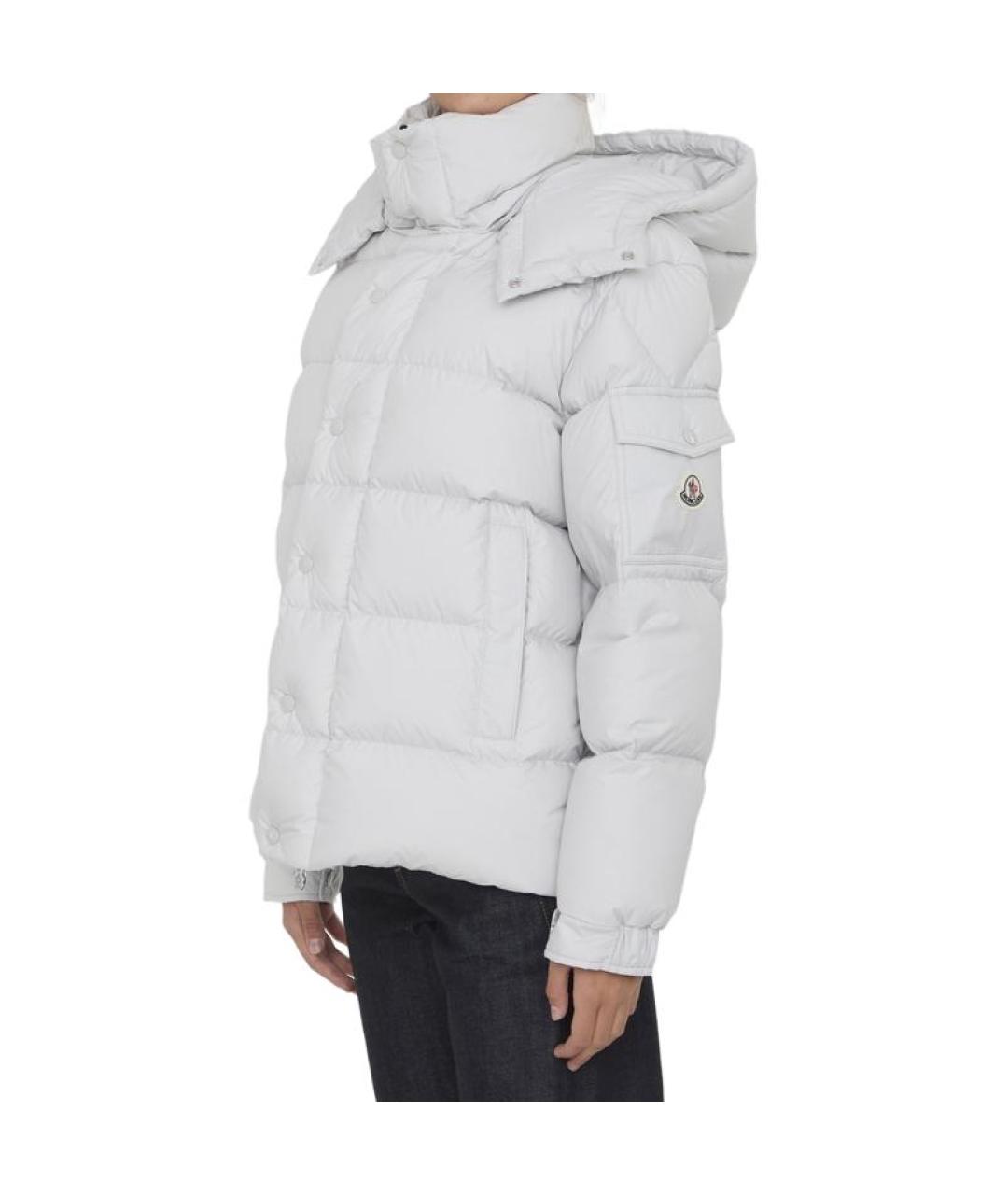MONCLER Белый пуховик, фото 4