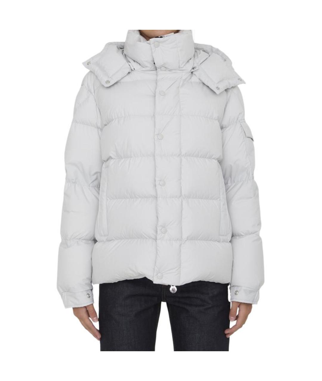 MONCLER Белый пуховик, фото 2