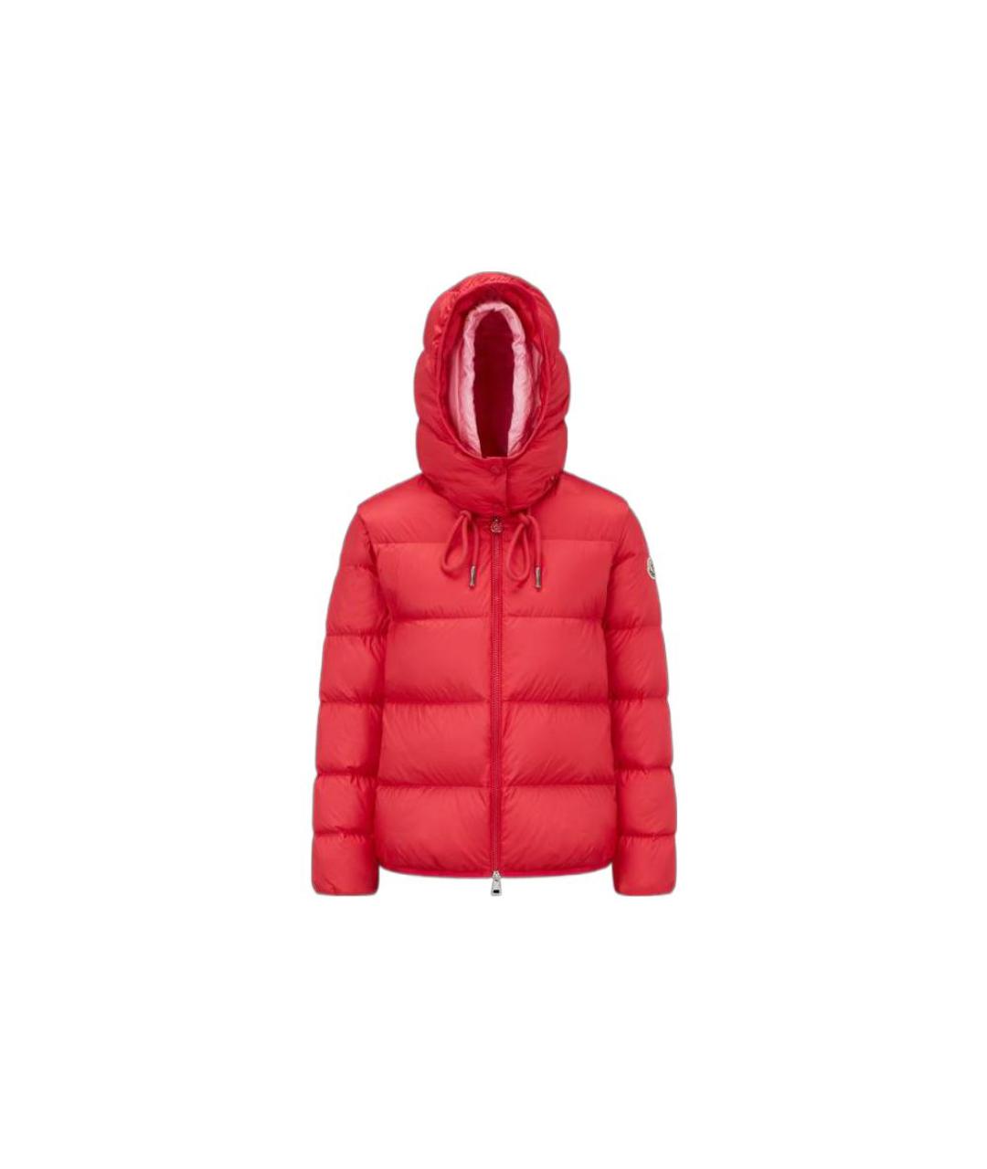 MONCLER Красный пуховик, фото 5