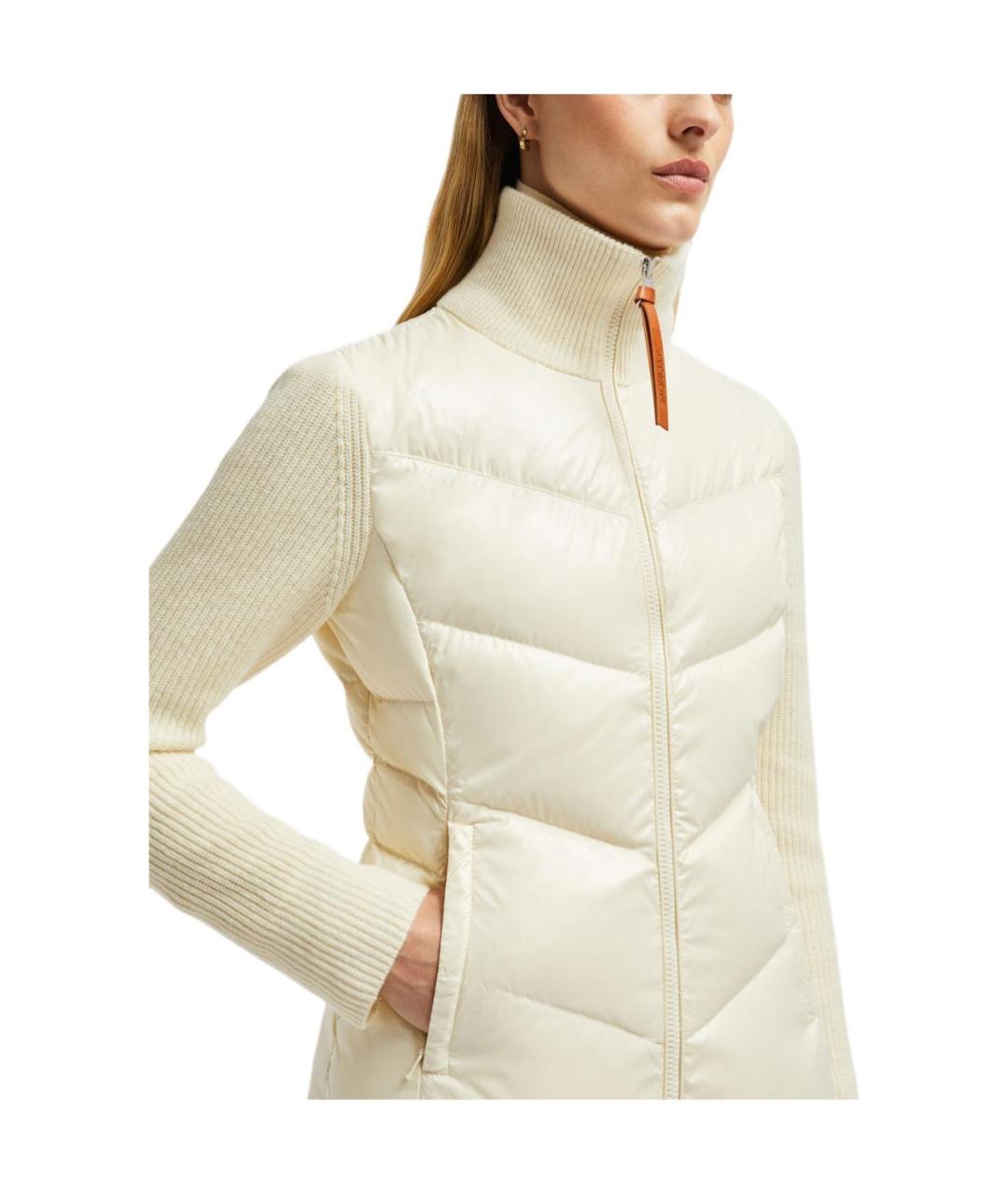 MONCLER Белый пуховик, фото 5