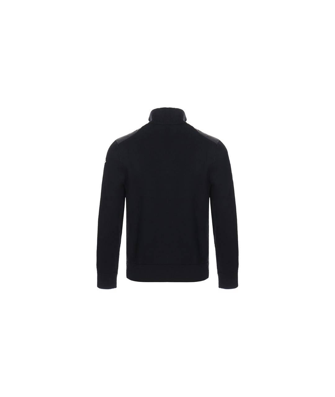 MONCLER Черный пуховик, фото 2