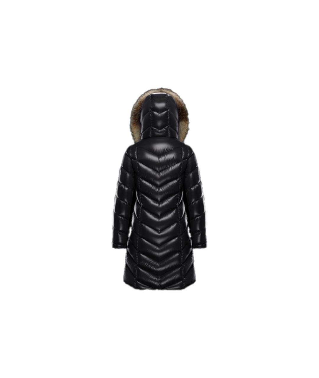 MONCLER Черный пуховик, фото 2