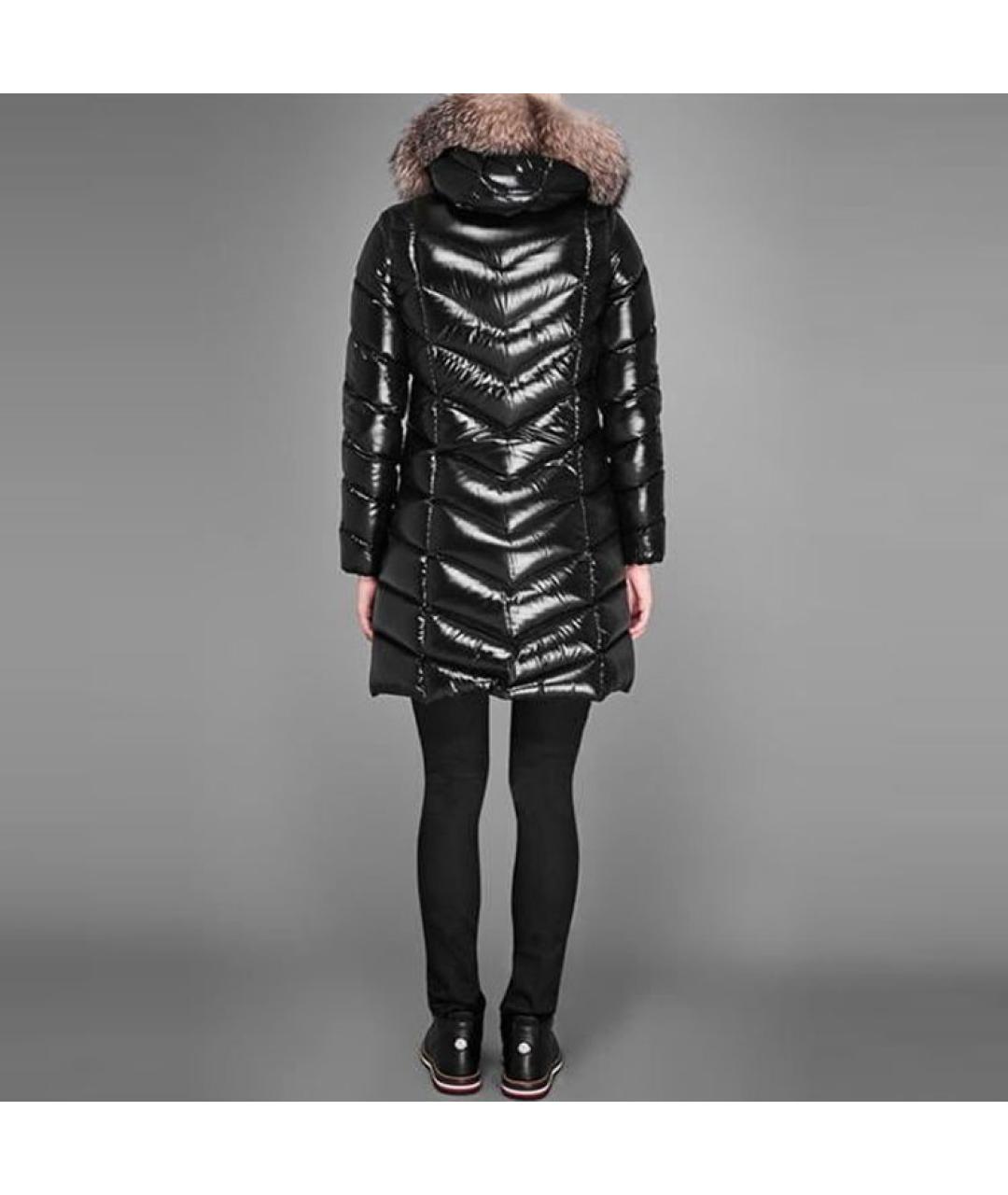 MONCLER Черный пуховик, фото 3