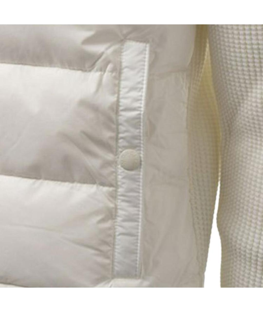MONCLER Белый пуховик, фото 3
