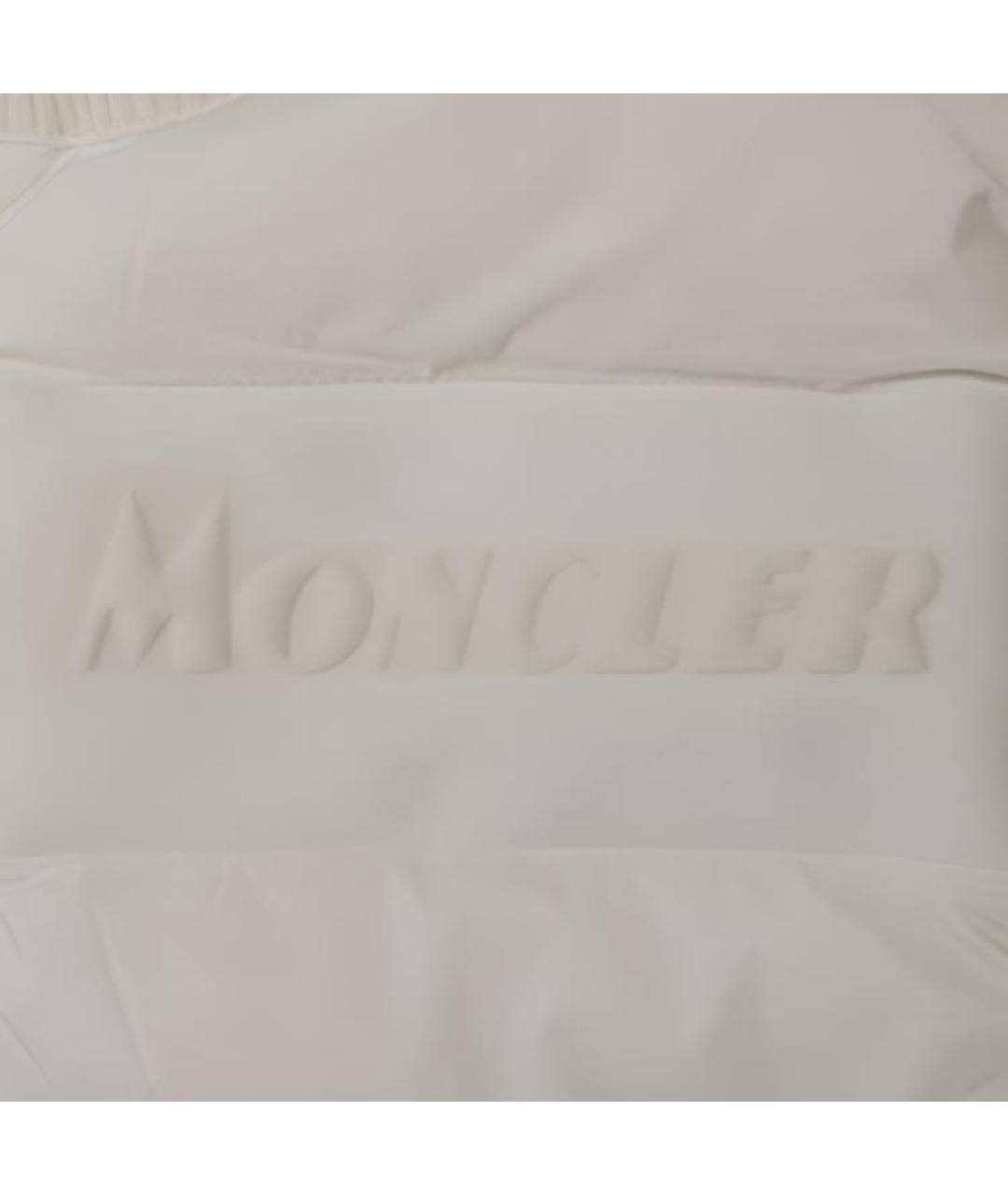 MONCLER Белый пуховик, фото 5