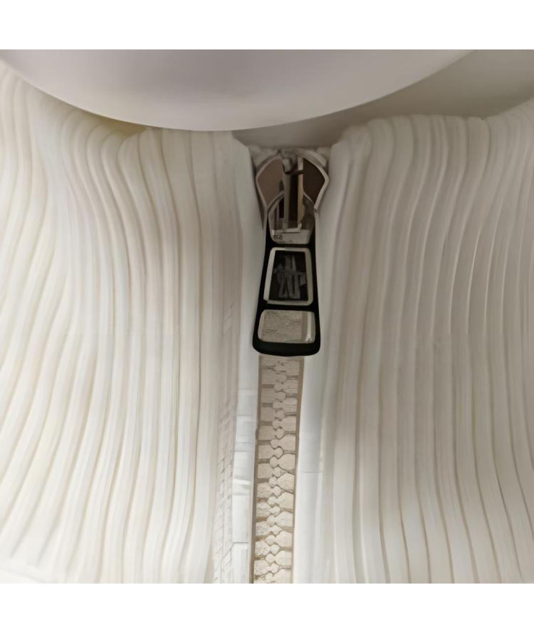 MONCLER Белый пуховик, фото 4