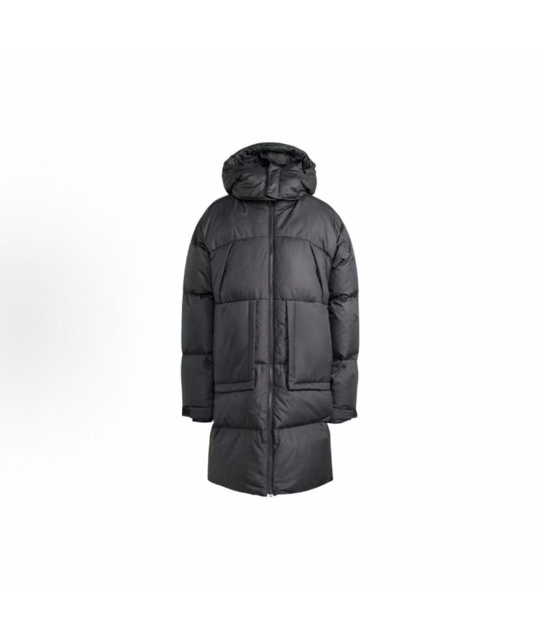ADIDAS Черный полиэстеровый пуховик, фото 1