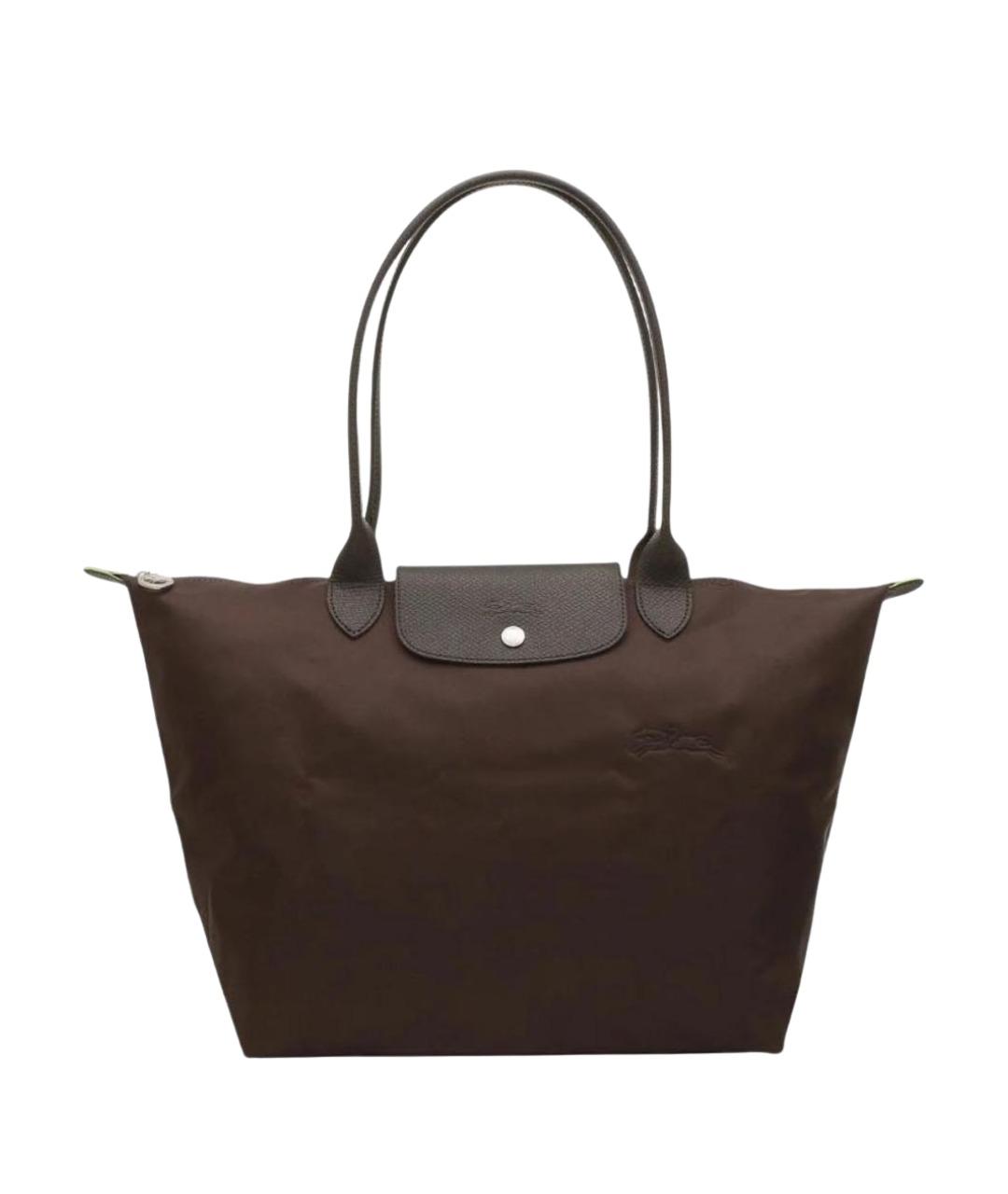 LONGCHAMP Коричневая сумка тоут, фото 1