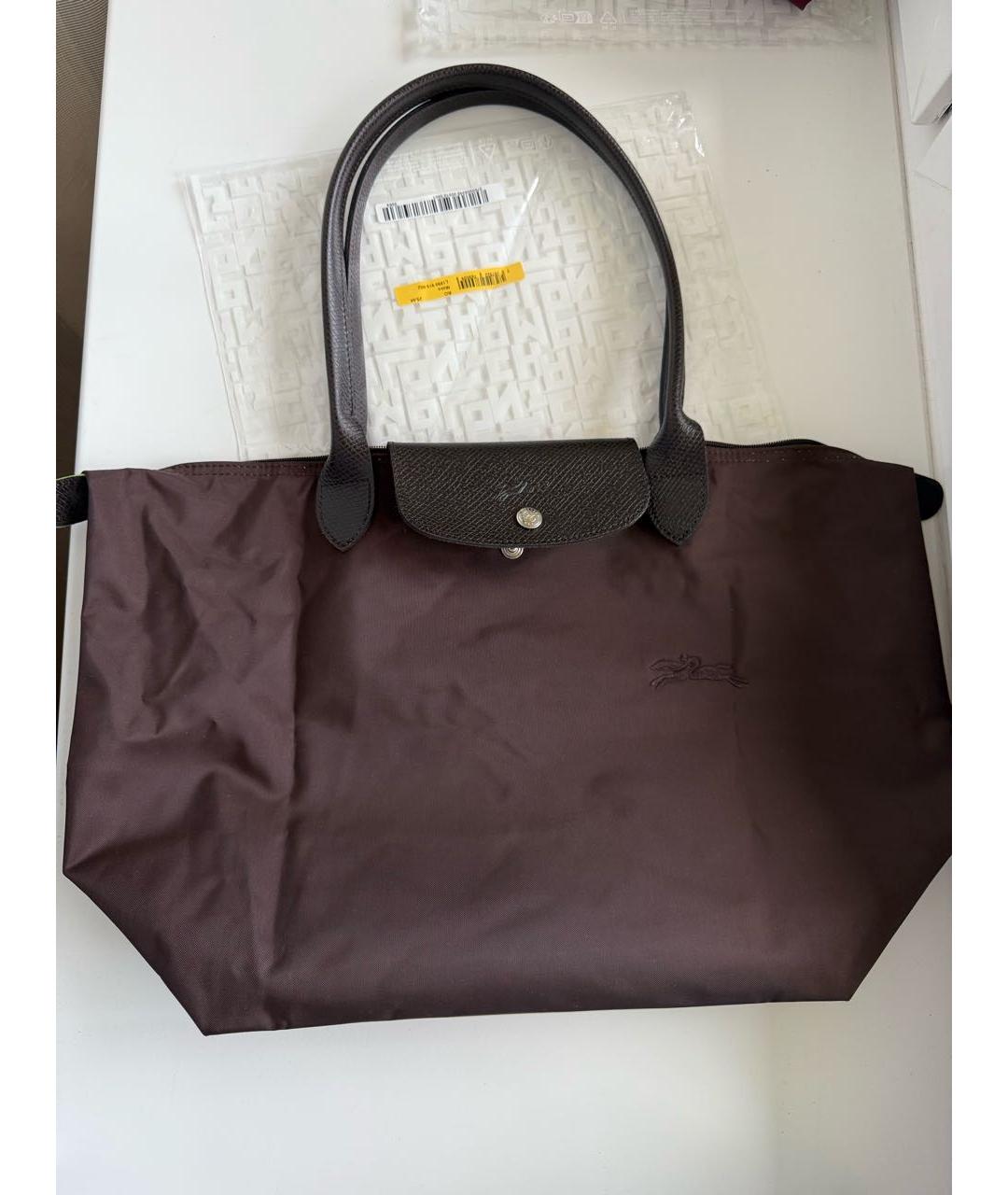 LONGCHAMP Коричневая сумка тоут, фото 4