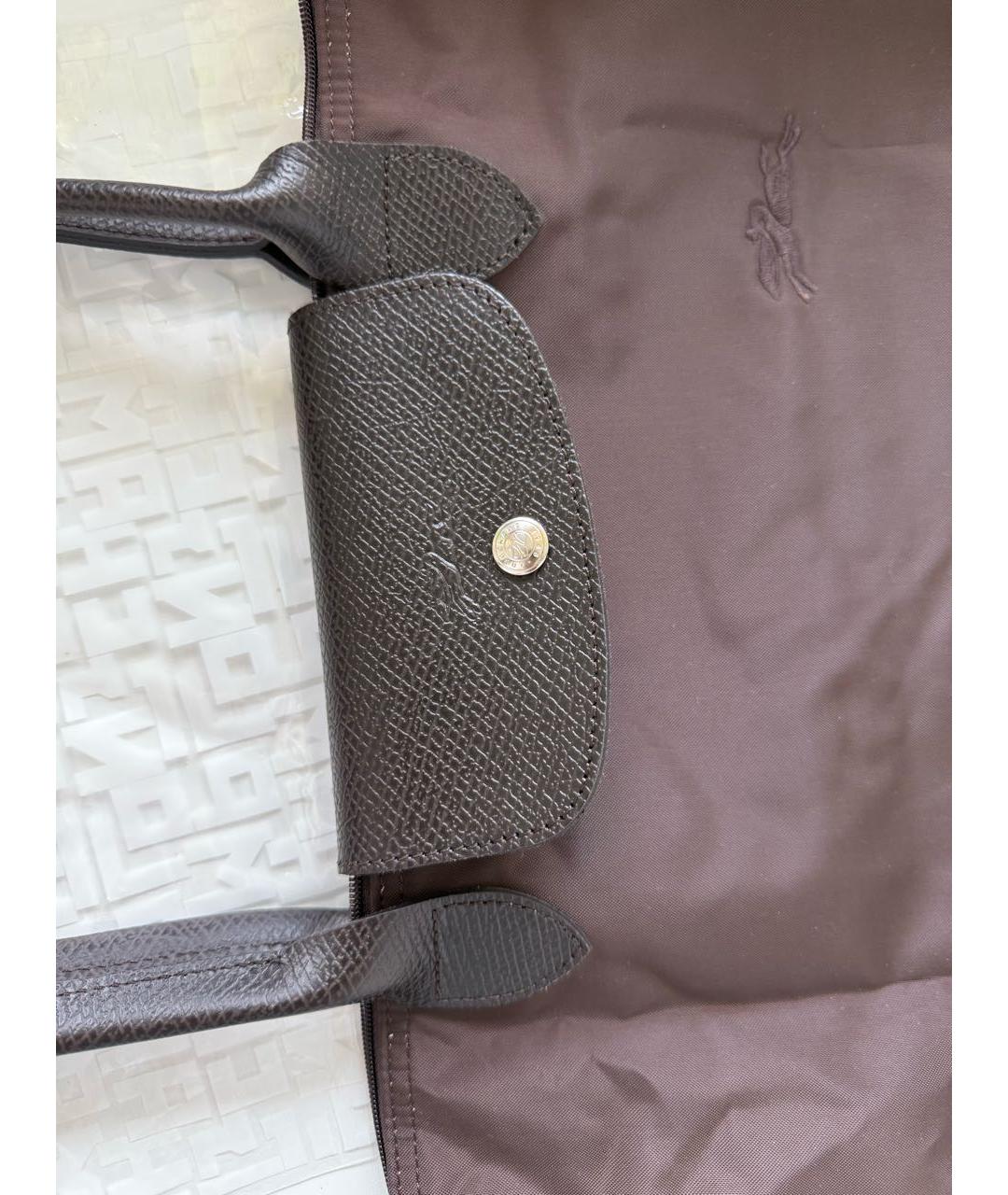 LONGCHAMP Коричневая сумка тоут, фото 5