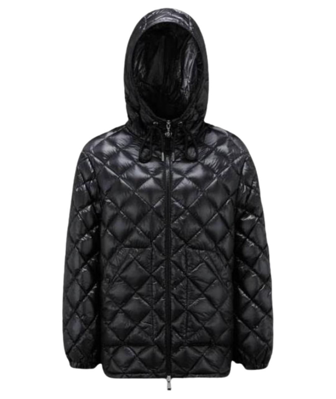 MONCLER Черный пуховик, фото 1