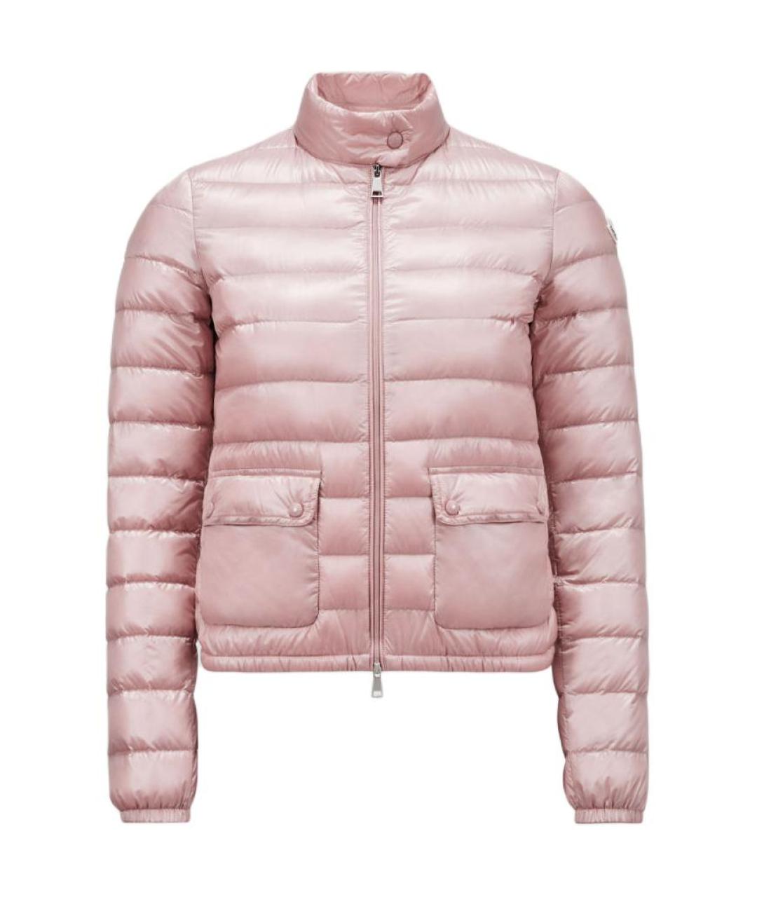 MONCLER Розовый пуховик, фото 1