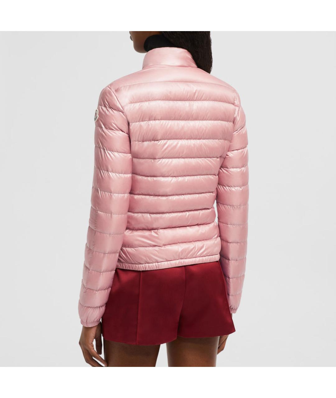 MONCLER Розовый пуховик, фото 4