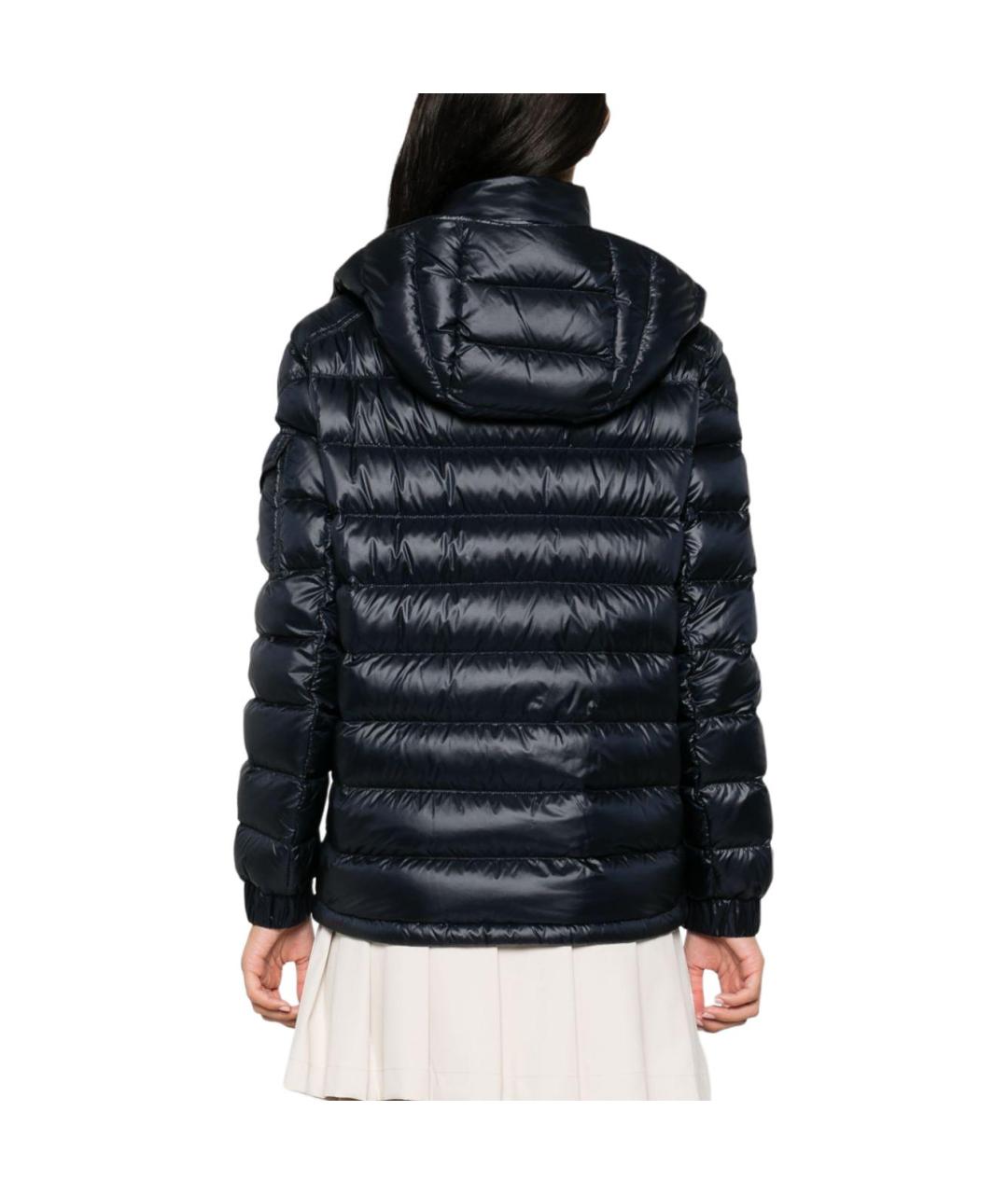 MONCLER Темно-синий пуховик, фото 5