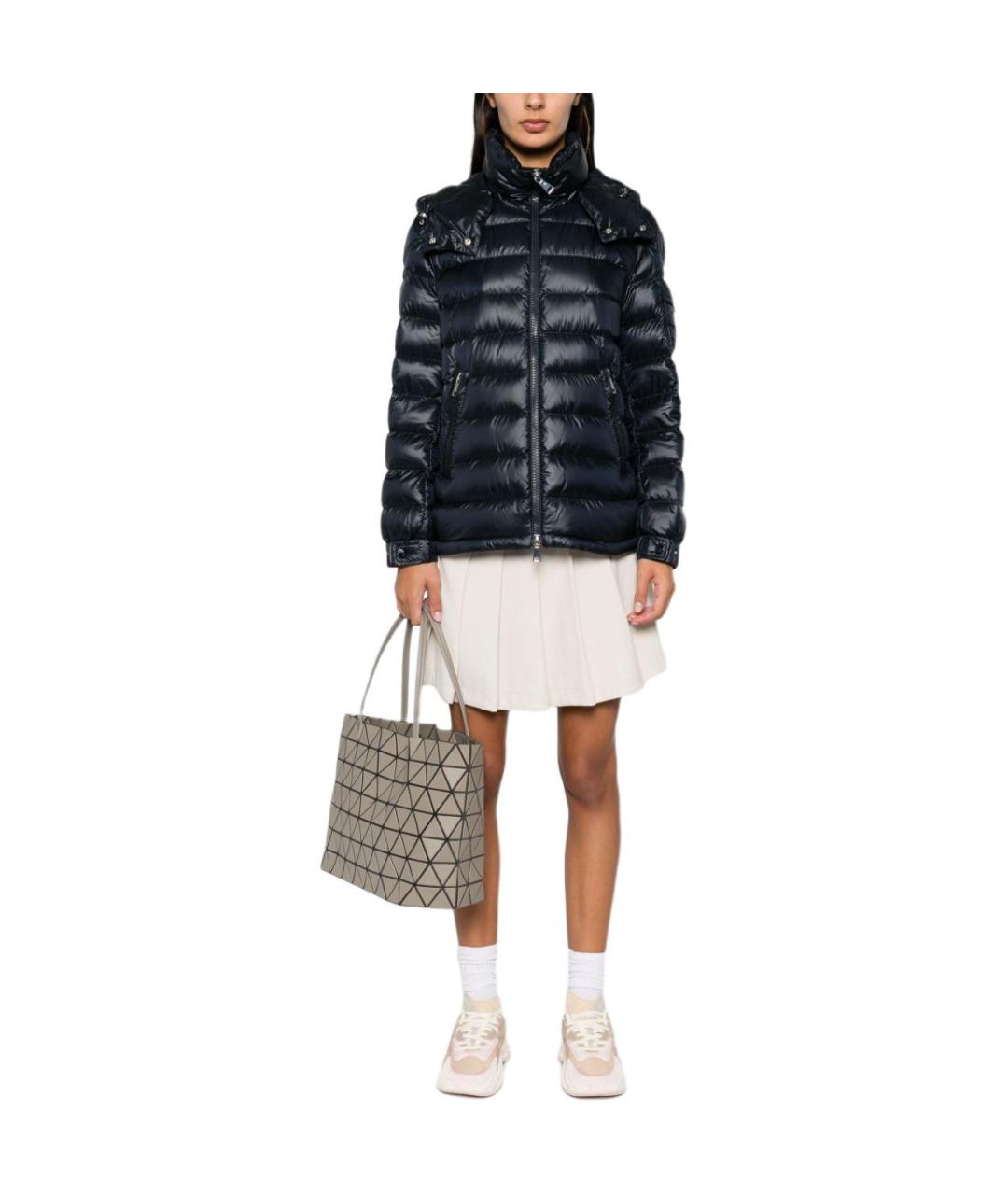 MONCLER Темно-синий пуховик, фото 3