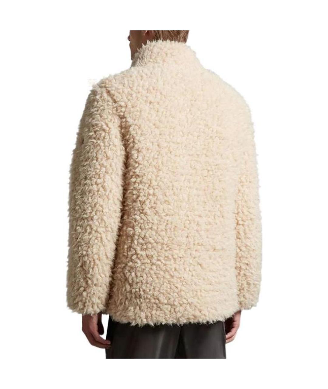 MONCLER Бежевый пуховик, фото 3