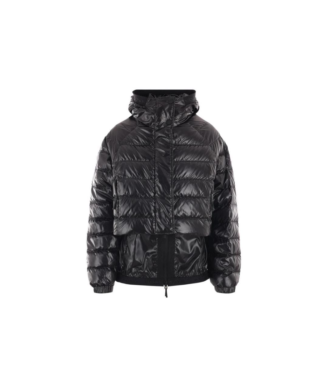 MONCLER Черный пуховик, фото 6