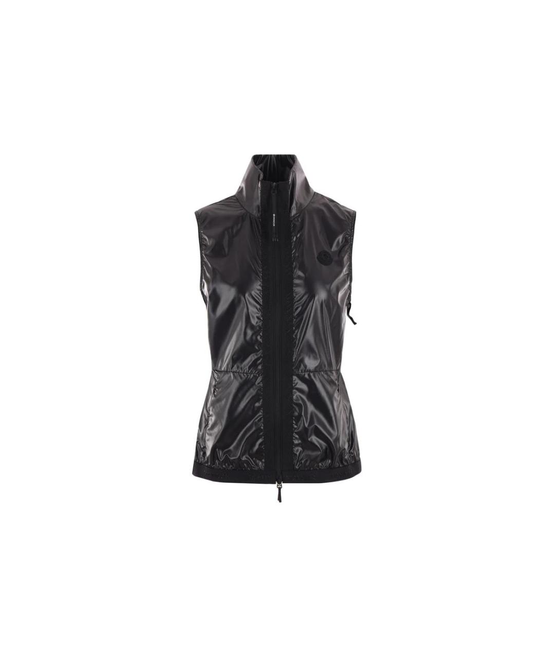 MONCLER Черный пуховик, фото 3