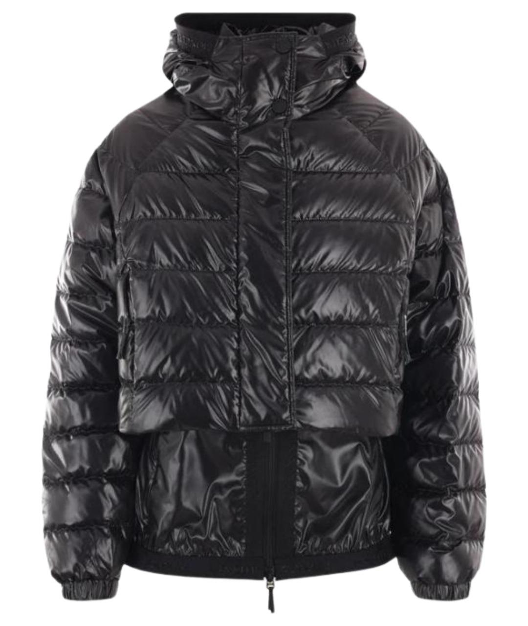 MONCLER Черный пуховик, фото 1