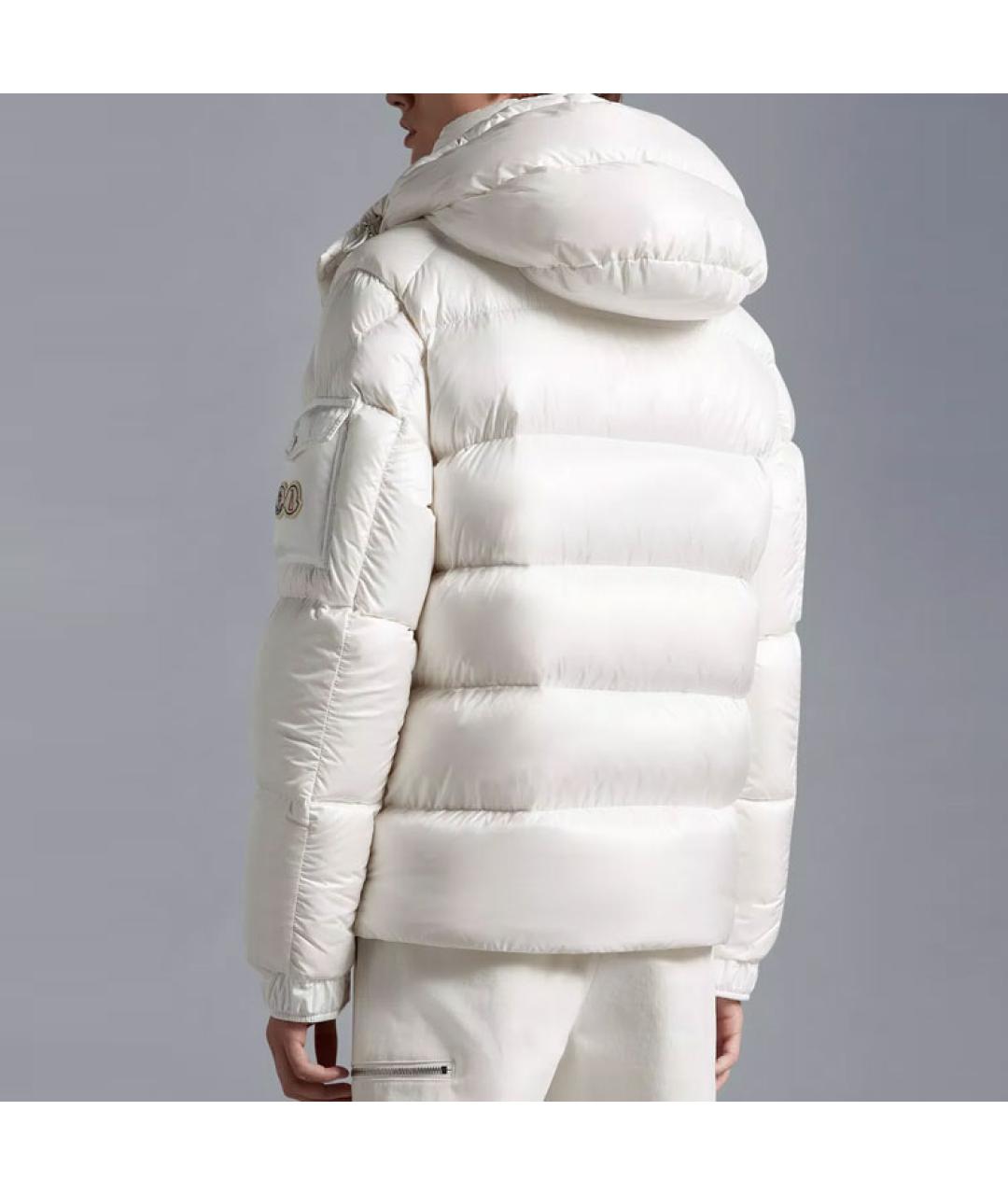 MONCLER Белый пуховик, фото 5