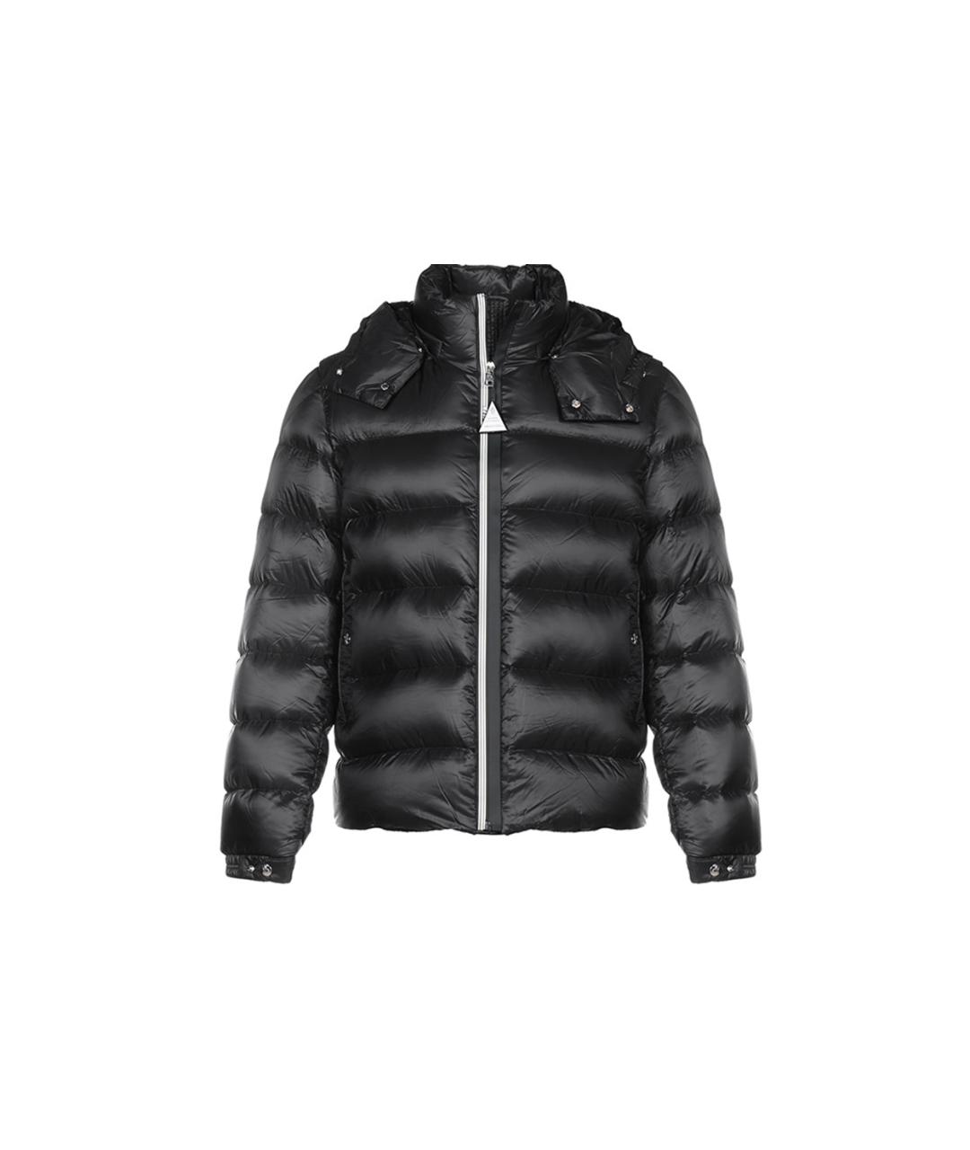 MONCLER Черный пуховик, фото 1