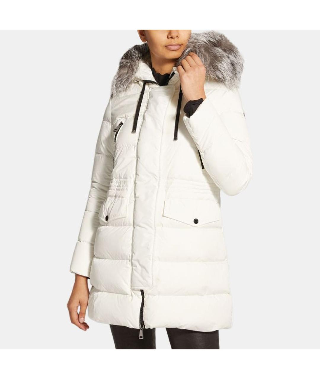 MONCLER Белый пуховик, фото 3