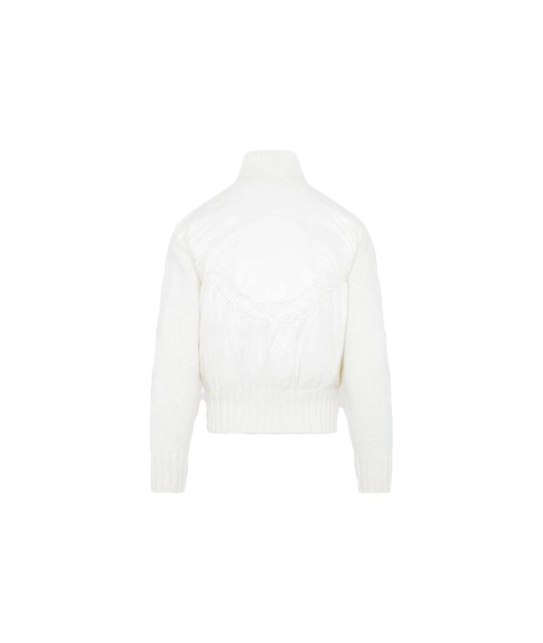 MONCLER Белый пуховик, фото 2