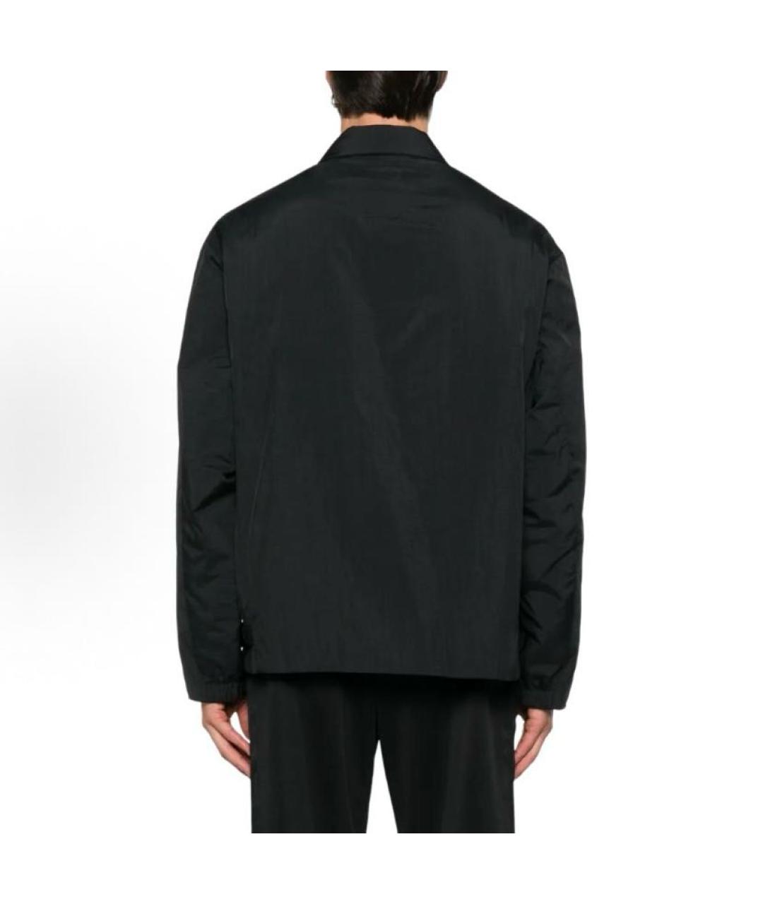 ADIDAS Черная полиамидовая куртка, фото 4