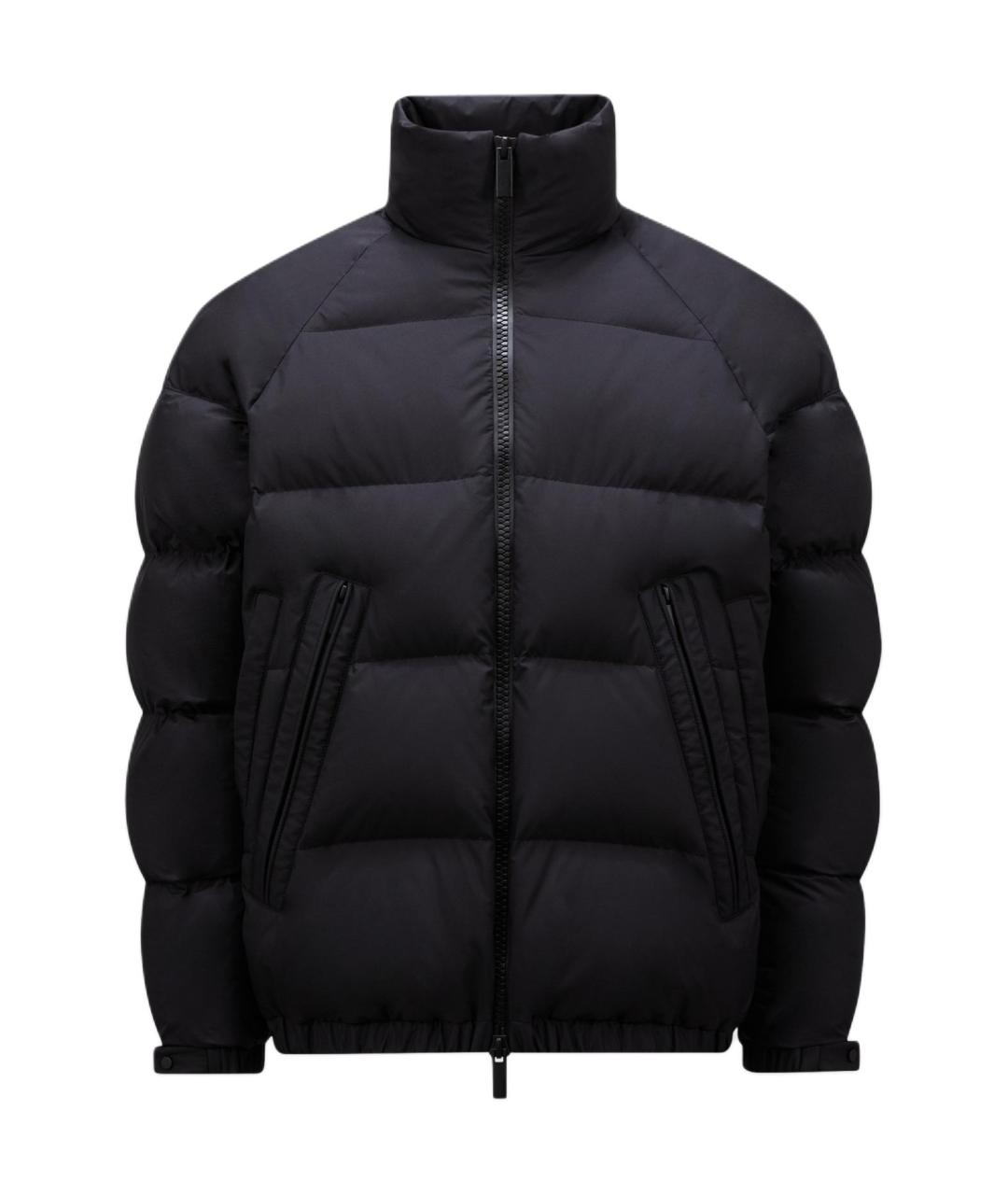 MONCLER Черный пуховик, фото 1