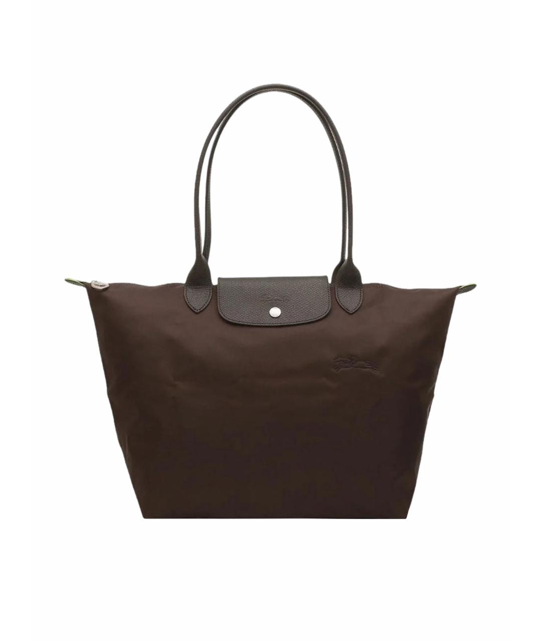 LONGCHAMP Коричневая сумка тоут, фото 1