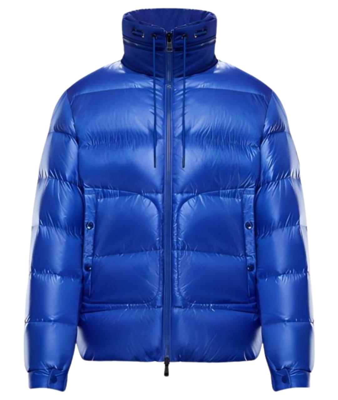 MONCLER Синий пуховик, фото 1