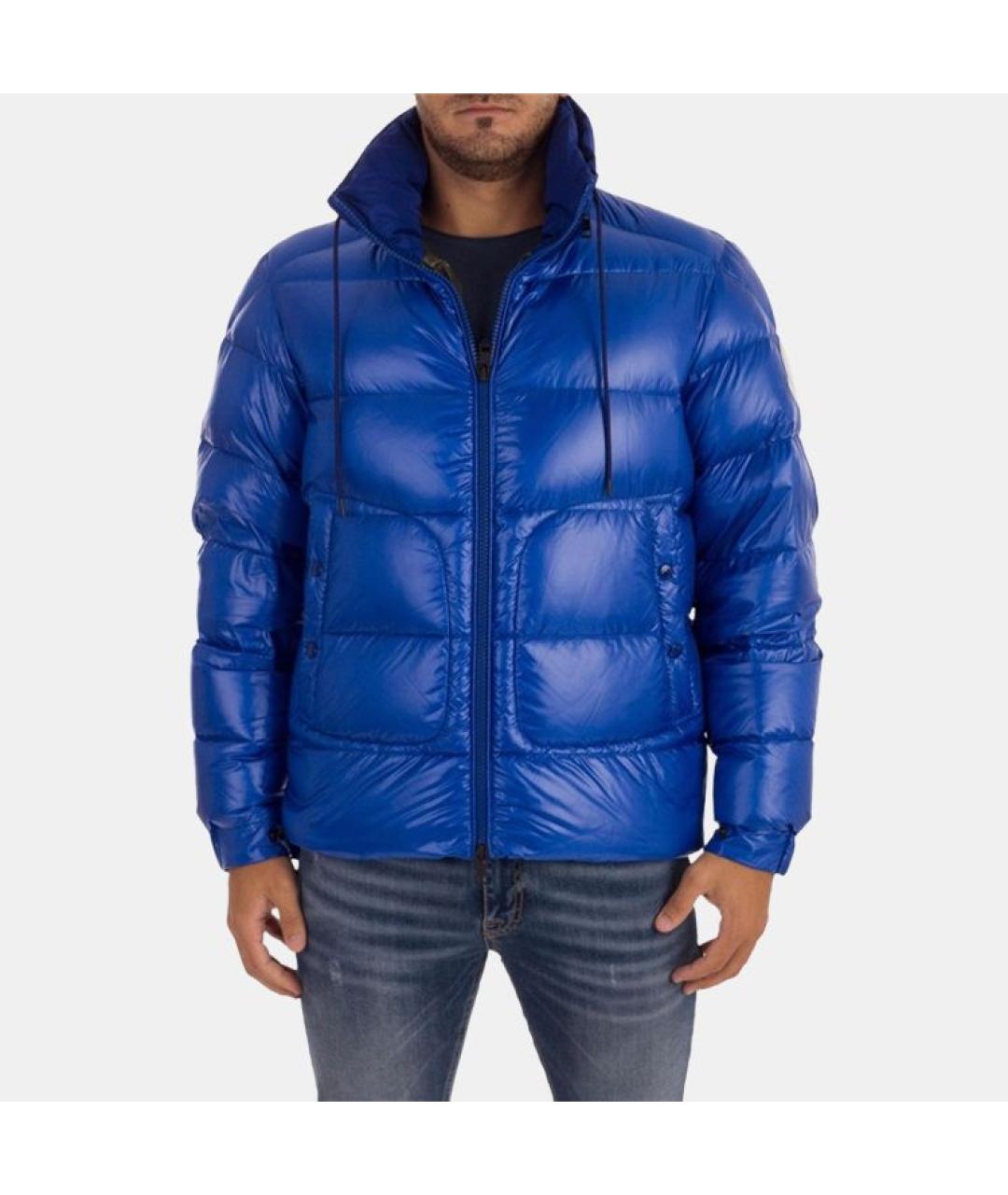 MONCLER Синий пуховик, фото 2