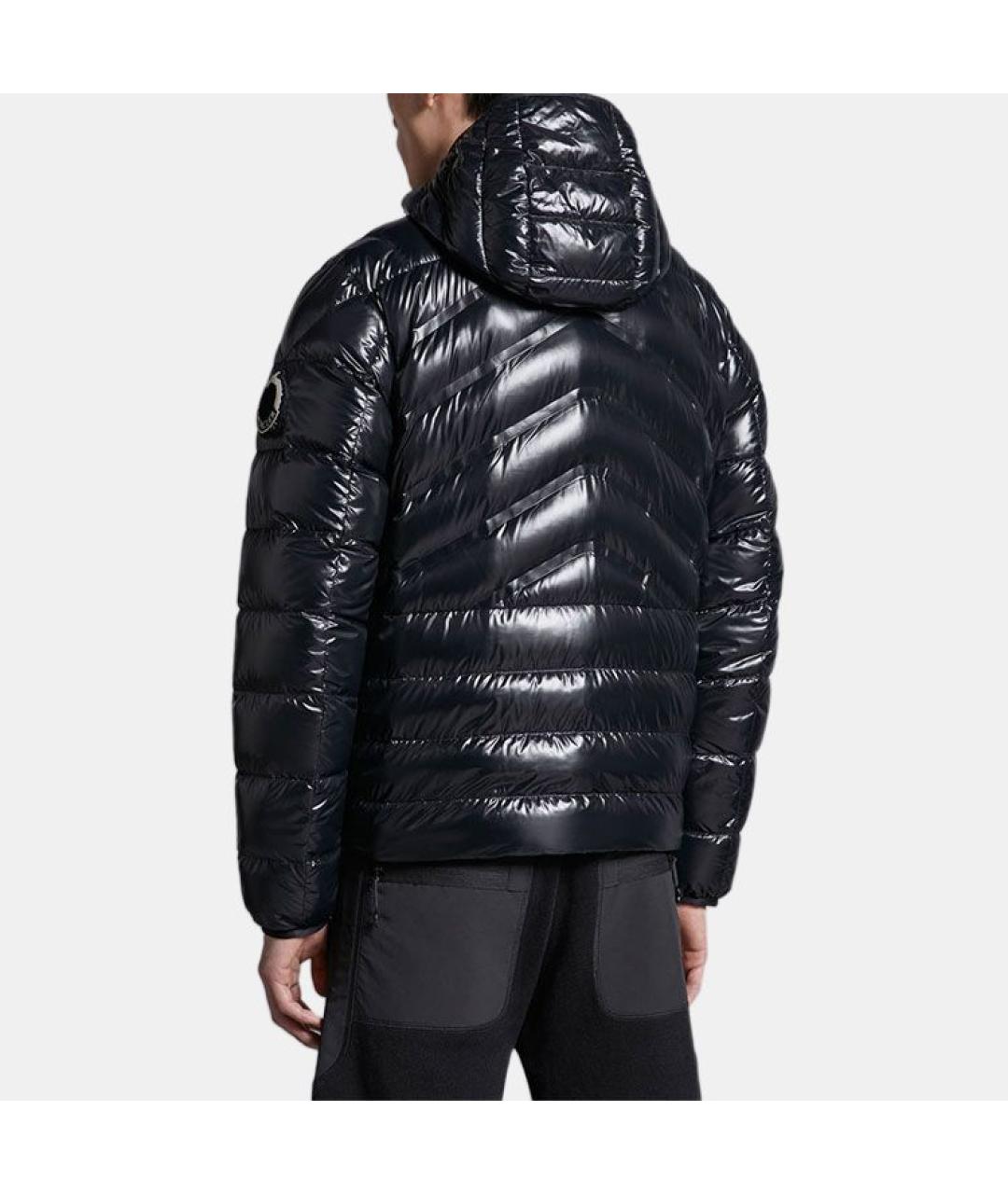 MONCLER Черный пуховик, фото 5