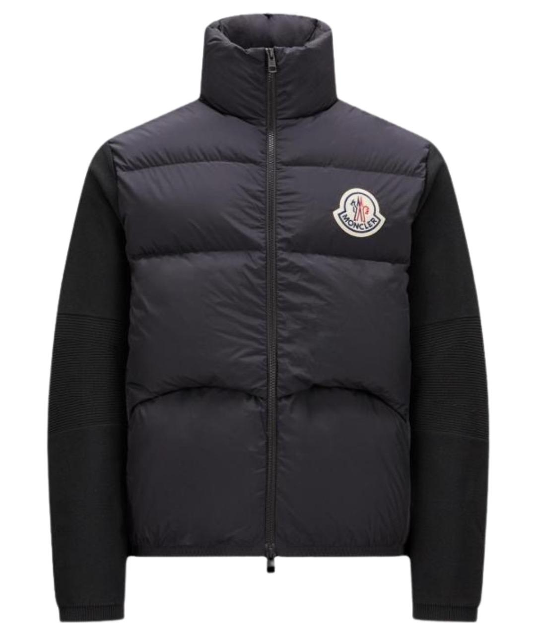 MONCLER Черный пуховик, фото 7