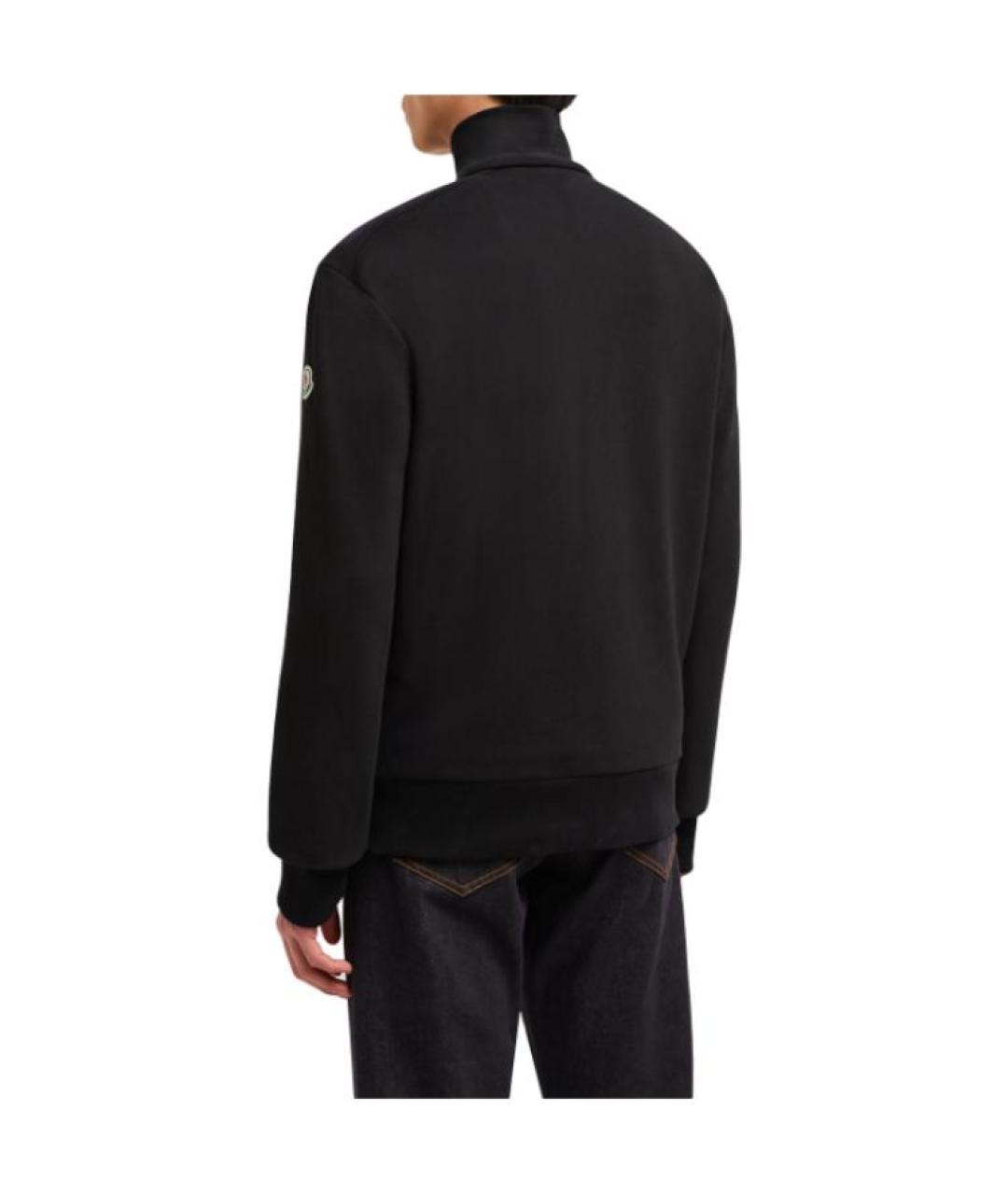 MONCLER Черный пуховик, фото 3