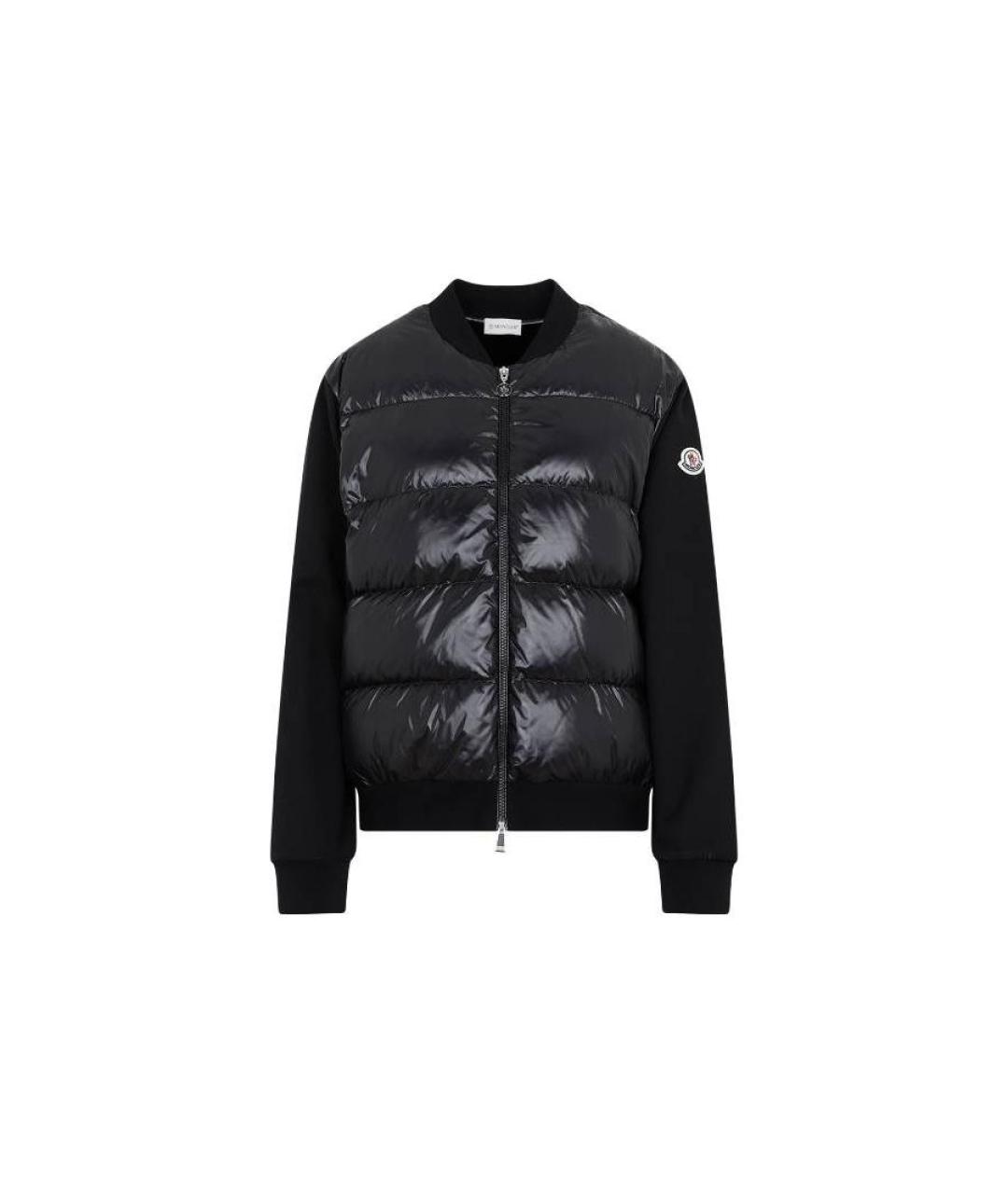 MONCLER Черный пуховик, фото 5