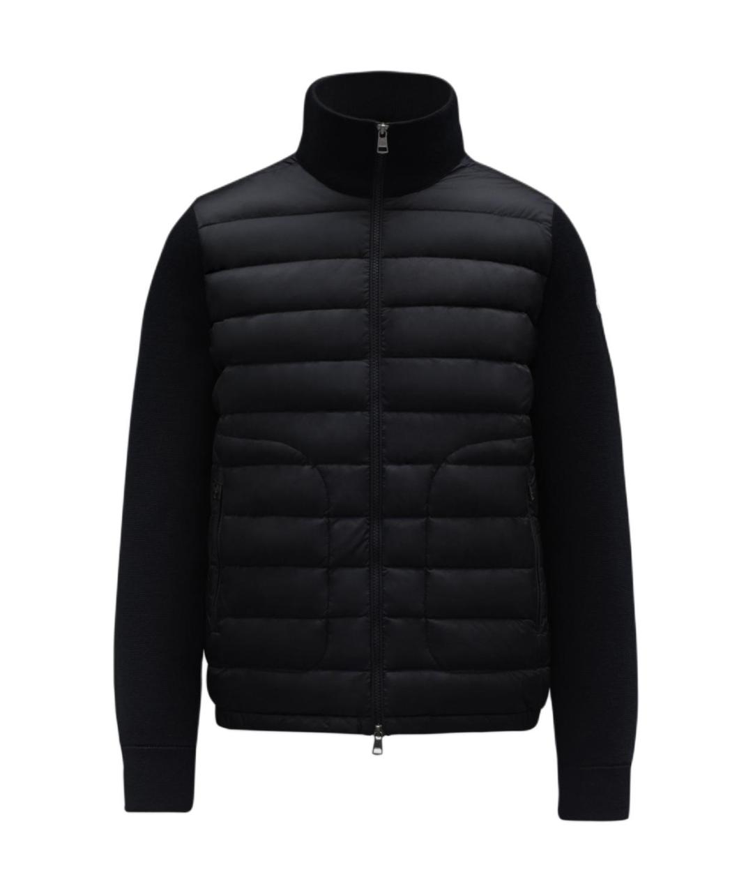 MONCLER Темно-синий пуховик, фото 1