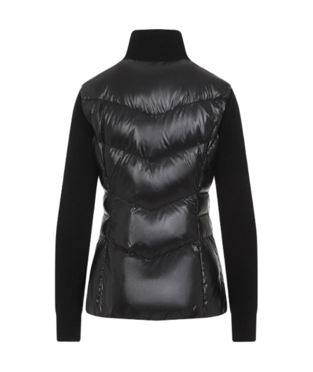 MONCLER Черный пуховик, фото 2