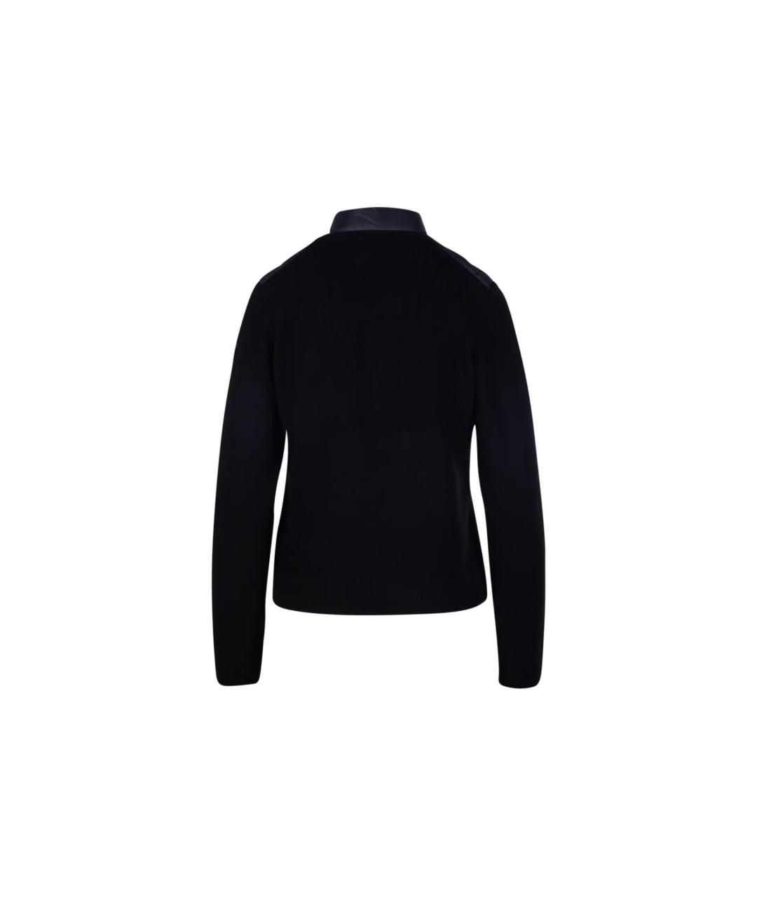 MONCLER Черный пуховик, фото 2