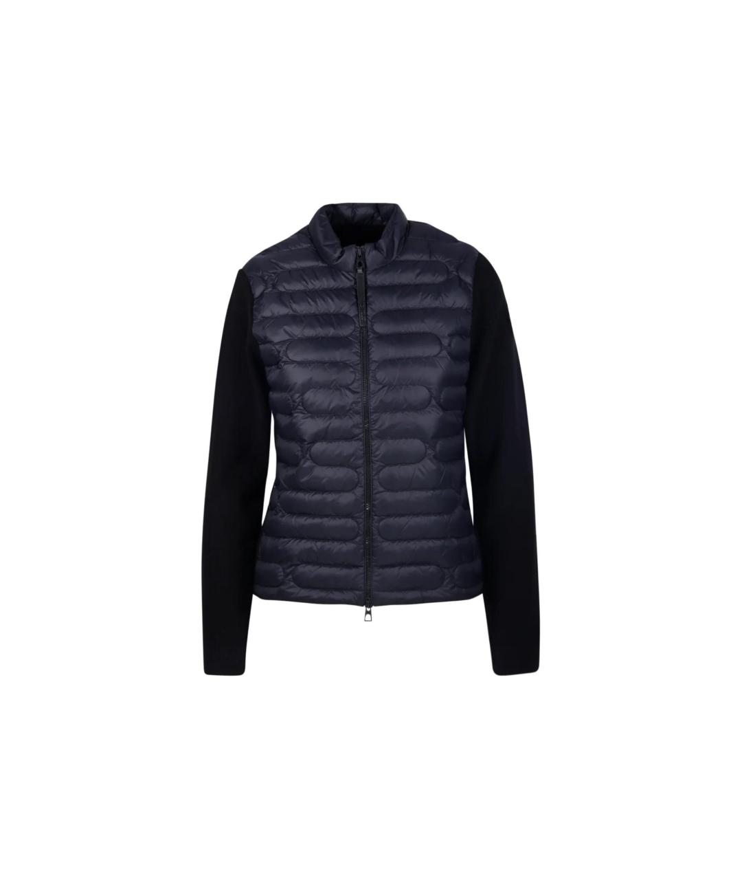 MONCLER Черный пуховик, фото 4