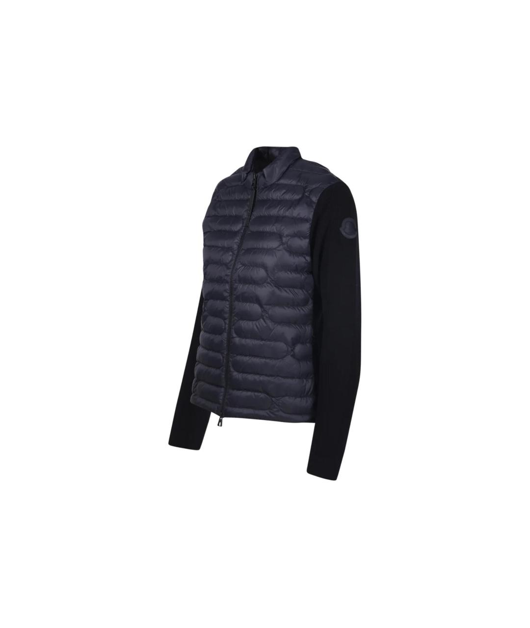 MONCLER Черный пуховик, фото 3