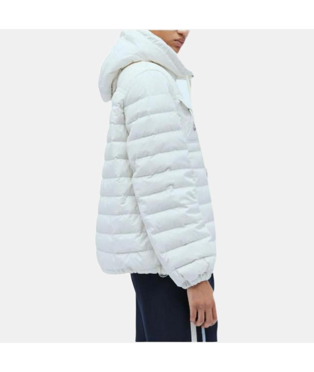 MONCLER Белый пуховик, фото 4