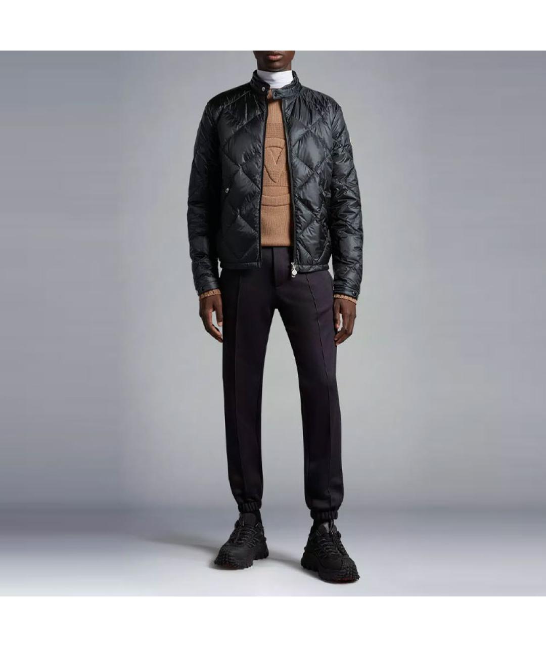 MONCLER Черная куртка, фото 2